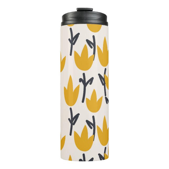 Einfache Tulip-Blume Thermosbecher (Vorderseite)