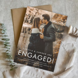 Einfache Typ-Foto-Hochzeitspartei Magneteinladung