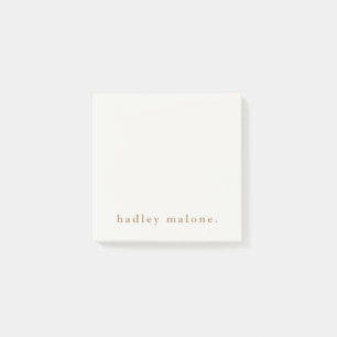 Einfache Typografie Boho Post-it Klebezettel