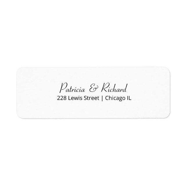 Einfache Typografie-Hochzeit speichert das Datumsl (Vorne)