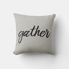 Einfache Typografie Sammler Moderne Landwirtschaft Kissen