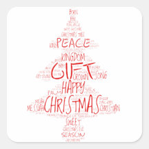 Einfache Typografie Weihnachtsbaum