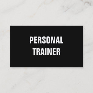 Einfache u. schlichte persönliche visitenkarte