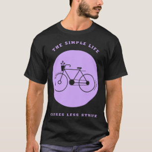 Einfache Umwelt beim Radfahren T-Shirt