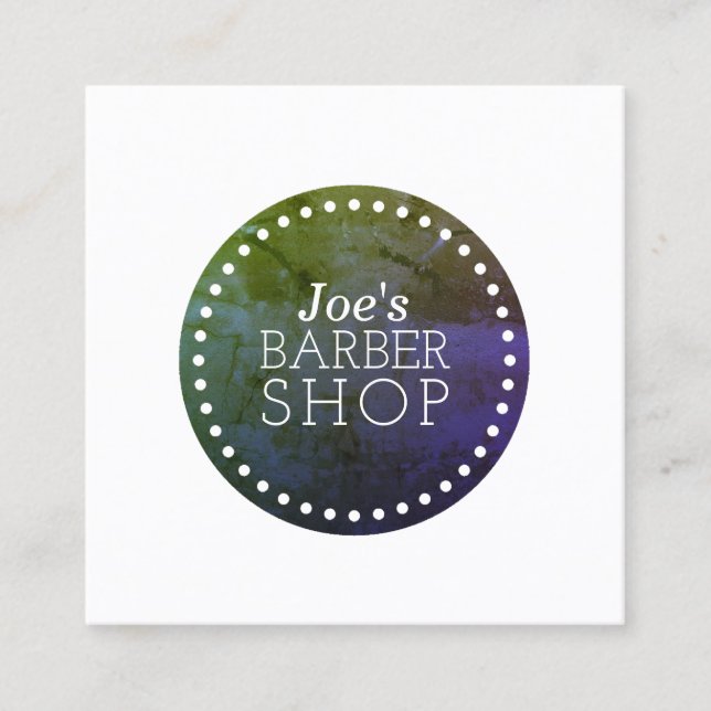 Einfache unbedeutende Eleganzabdeckung Quadratische Visitenkarte (Vorderseite)