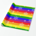 Einfache und elegante Gay Christmas Geschenkpapier<br><div class="desc">Einfache und elegante Gay Christmas</div>