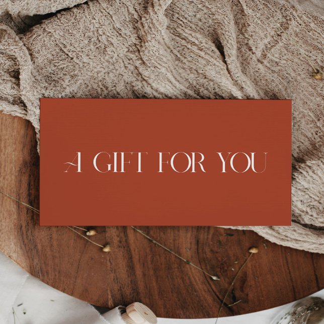 Einfache und elegante Geschenkgutscheine (Von Creator hochgeladen)