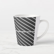 Einfache und elegante grafische Tasse