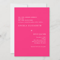 Einfache und elegante Hochzeit von weißem, rosa Te