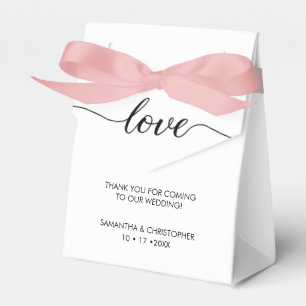 Einfache und elegante Liebe Wedding ScrIpt Persona Geschenkschachtel