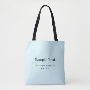 Einfache und elegante Textvorlage Babyblau