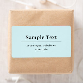 Einfache und elegante Textvorlage | Babyblau