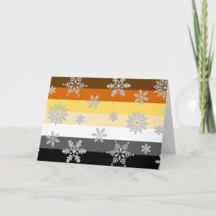 Einfache und elegante Weihnachtskarte für den Gay  Feiertagskarte