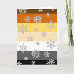 Einfache und elegante Weihnachtskarte für den Gay  Feiertagskarte