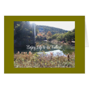 Einfache und inspirierende Naturschutzkarte