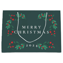 Einfache und klassische Blumenbehängung für den Ur Große Geschenktüte