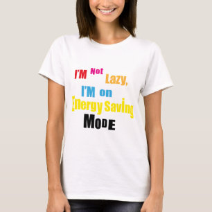 Einfache und komische Einstellung T-Shirt
