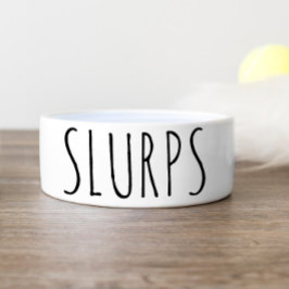 Einfache und lustige Slurps Personalisierte Hundef Napf