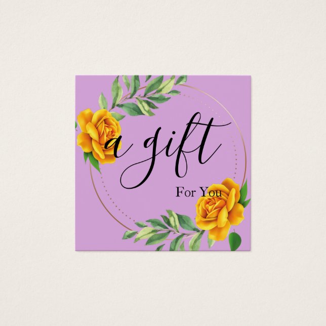 Einfache und moderne Geschenkgutschrift (Vorderseite)