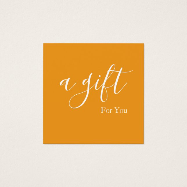 Einfache und moderne Geschenkgutschrift (Vorderseite)