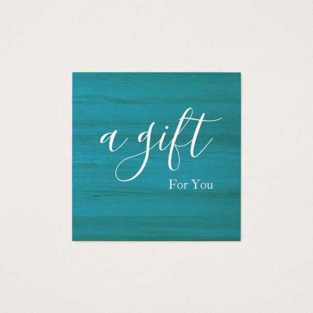 Einfache und moderne Geschenkgutschrift (Vorderseite)