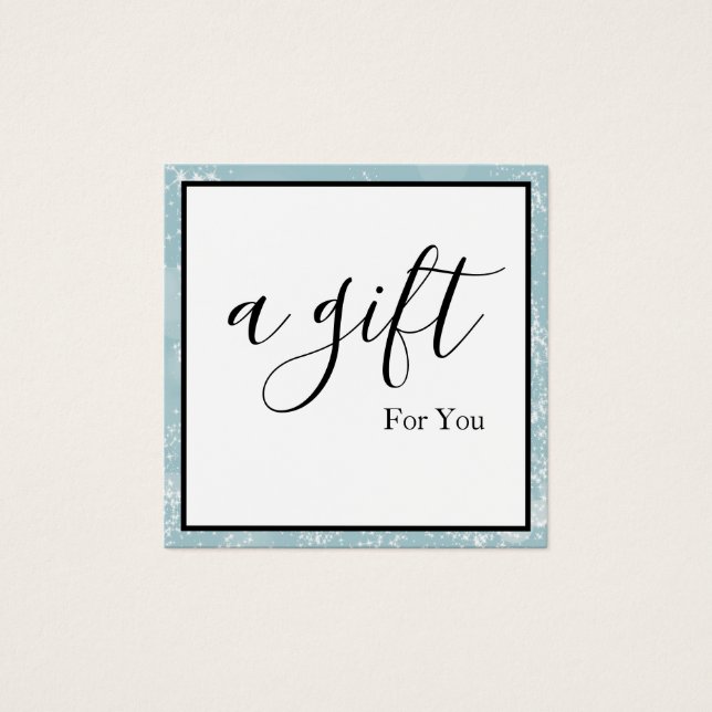 Einfache und moderne Geschenkgutschrift (Vorderseite)