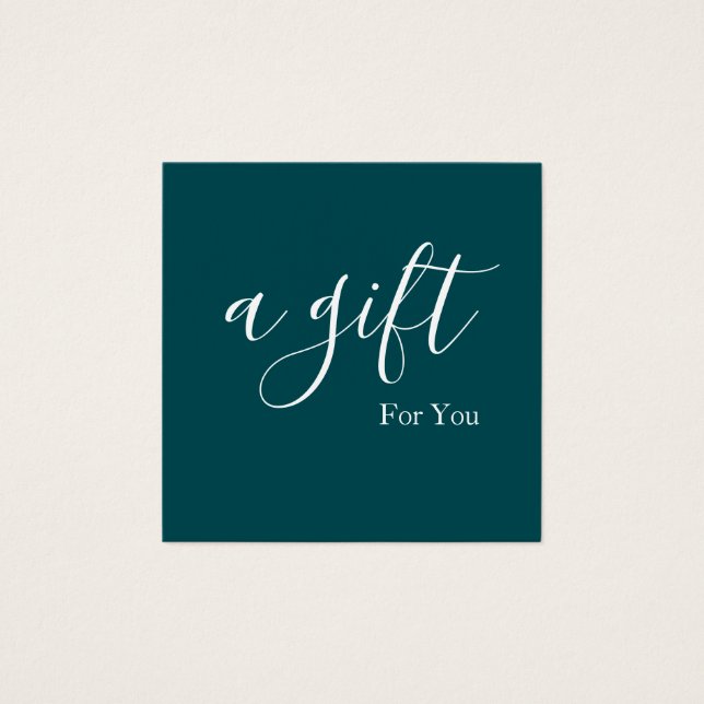 Einfache und moderne Geschenkgutschrift (Vorderseite)