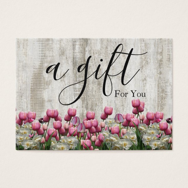 Einfache und moderne Geschenkgutschrift (Vorderseite)