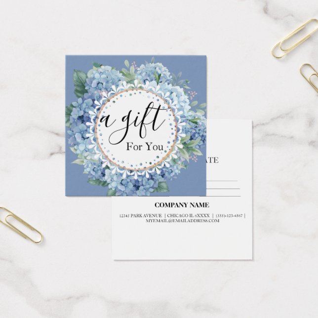 Einfache und moderne Geschenkgutschrift (Büro)