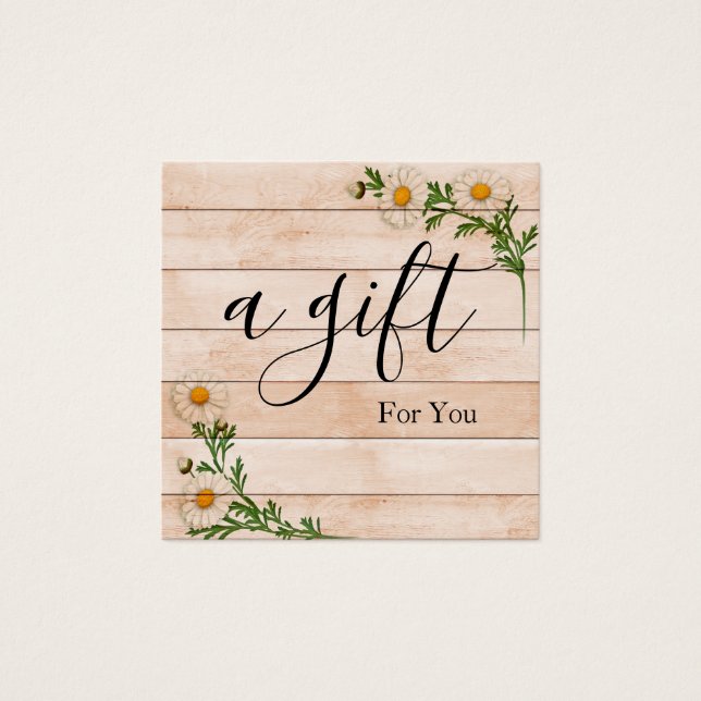 Einfache und moderne Geschenkgutschrift (Vorderseite)