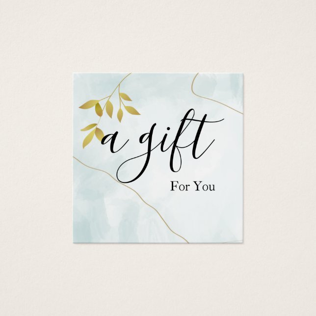 Einfache und moderne Geschenkgutschrift (Vorderseite)