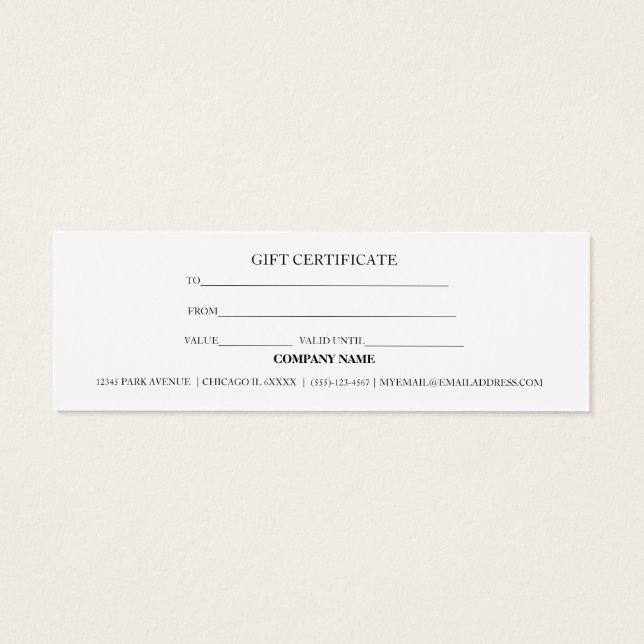 Einfache und moderne rosa Wellness-Center Geschenk (Rückseite)