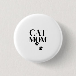 Einfache und niedliche Katzenmutter Button