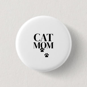 Einfache und niedliche Katzenmutter Button