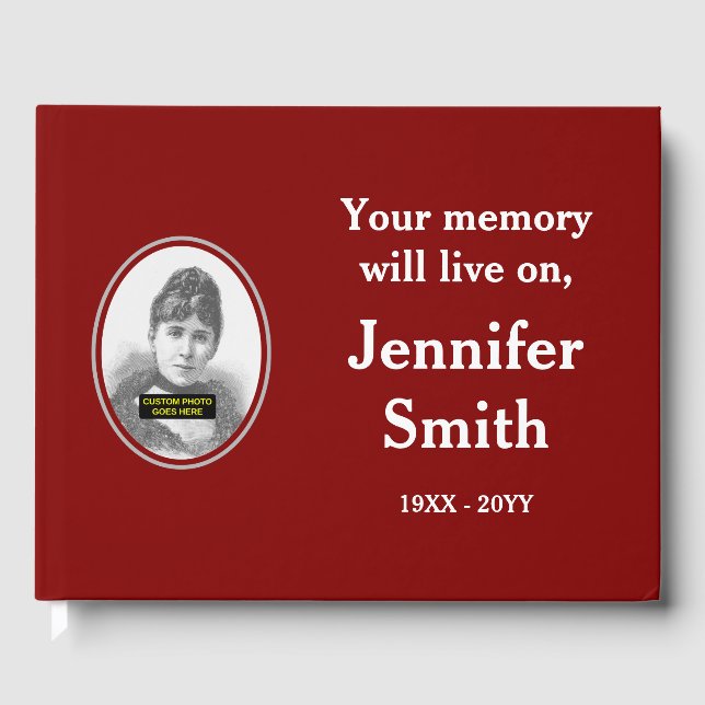 Einfache und Schlichte Erinnerungen Gästebuch; Kun Gästebuch (Vorderseite)