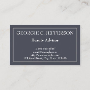 Einfache und Schlichte Visitenkarte für Schönheits