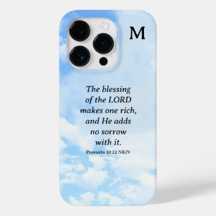 Einfache und schöne Sprichwörter Bible Verse Blue  Case-Mate iPhone 14 Pro Hülle