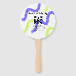 Einfache Unternehmenswebsite Barcode QR Name hinzu Fächer