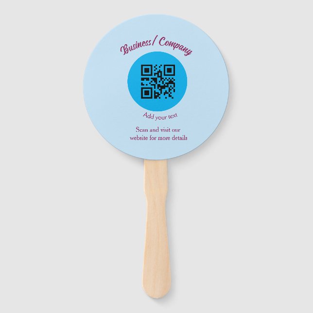 Einfache Unternehmenswebsite Barcode QR Name hinzu Fächer (Vorderseite)