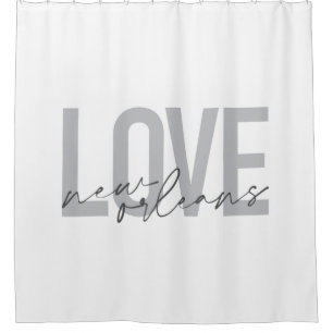 Einfache, urbane, moderne coole Design Liebe New O Duschvorhang