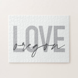 Einfache, urbane, moderne, trendige, Design-Liebe Puzzle