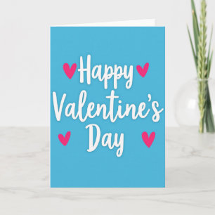 Einfache Valentinskarte mit Herzen Karte