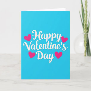 Einfache Valentinstagskarte mit Papierauschnitt Karte