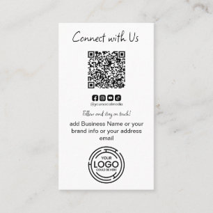 Einfache Verbindung mit QR Code Business Visitenkarte