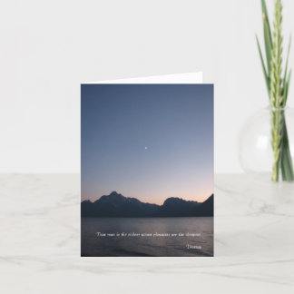 Einfache Vergnügen Notecards Karte