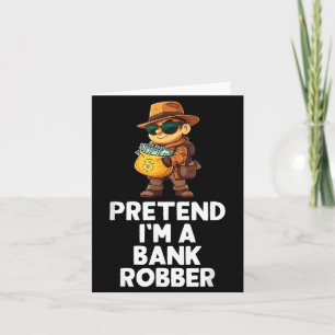 Einfache Verkleidung als Bankräuber zum Kostüm Hal Karte