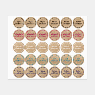 Einfache verschiedene Farben - Grundlegend Ihren N Etiketten