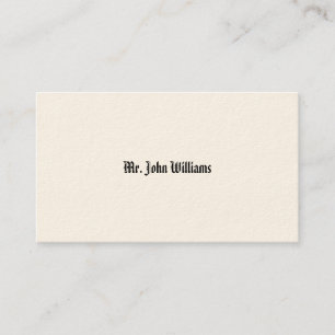 Einfache Viktorianische Rufkarten Telefonnummerkarte