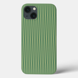 Einfache Vintage Olive Sage Grüne Streifen Case-Mate iPhone Hülle