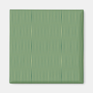 Einfache Vintage Olive Sage Grüne Streifen Magnet